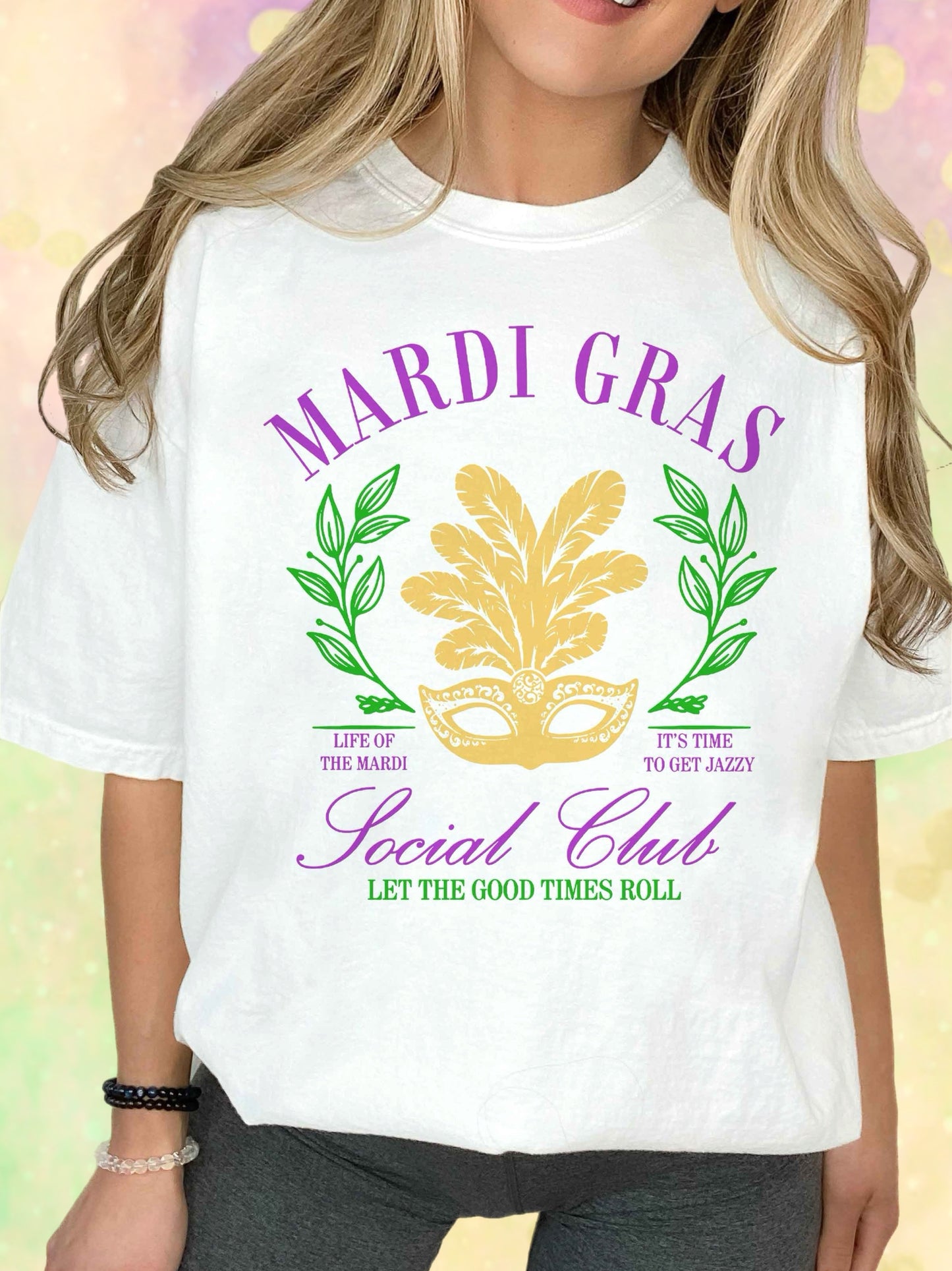 Mardi Gras Social Tee