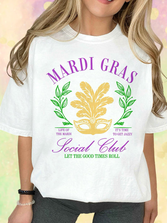 Mardi Gras Social Tee