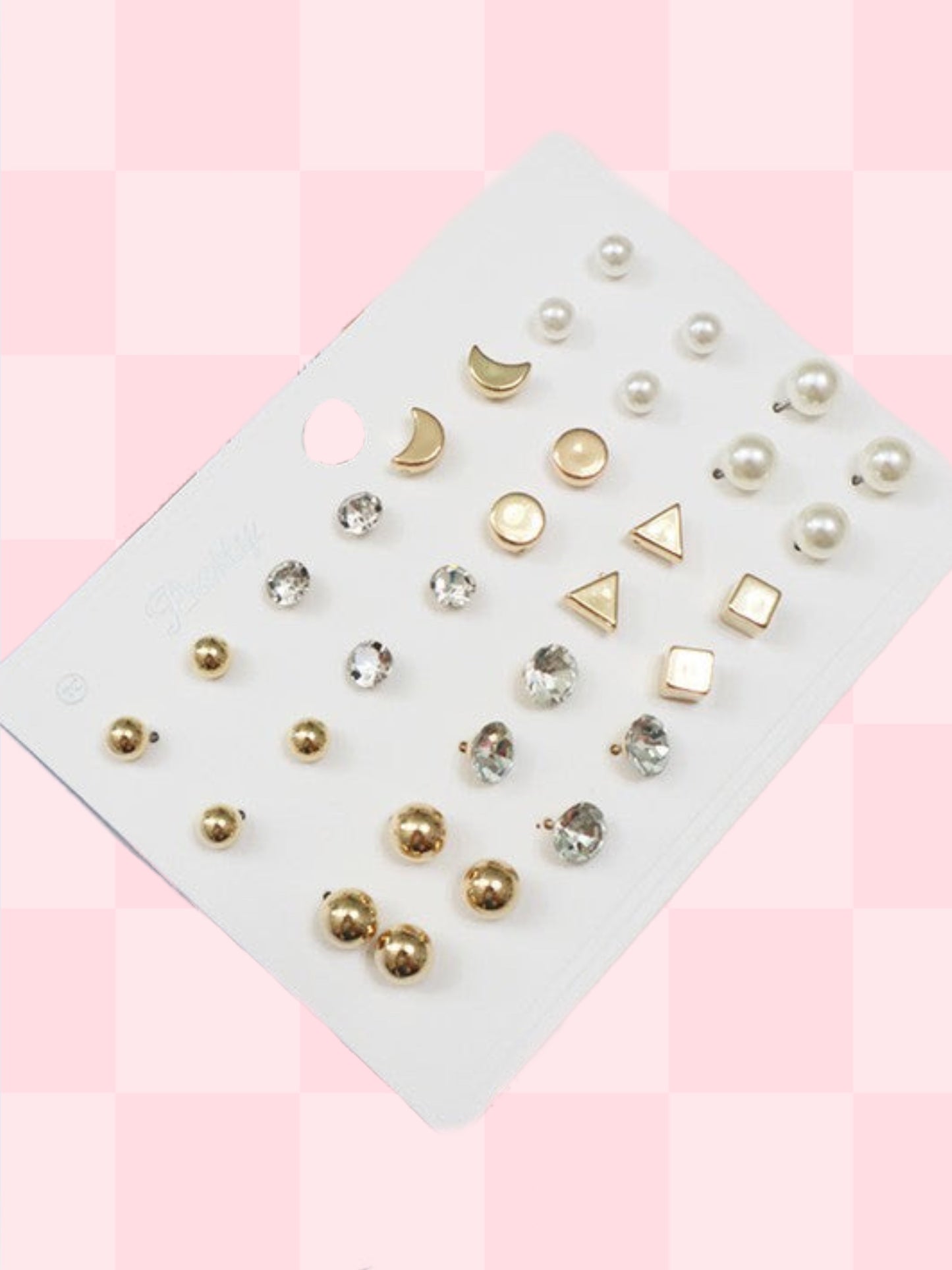 Hey, Stud Earring Set