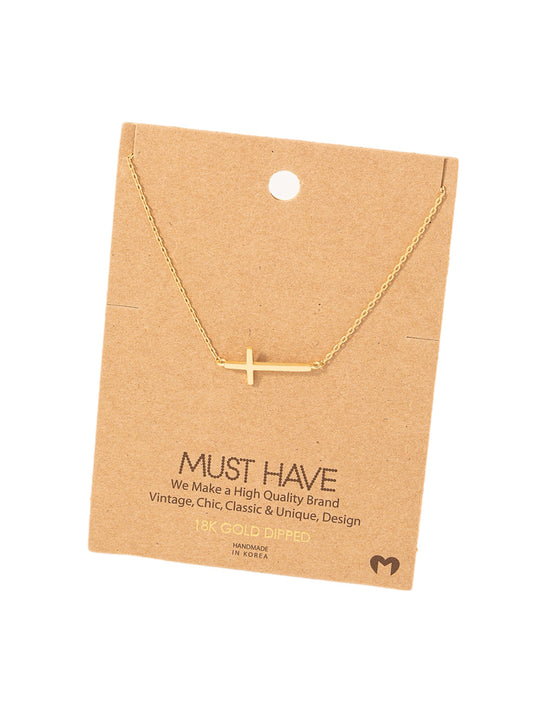 Cross My Heart Necklace