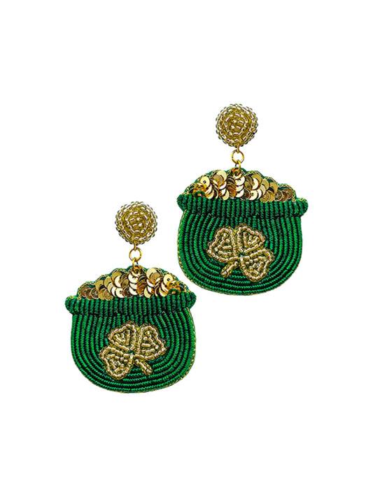 Pot of Gold Earring